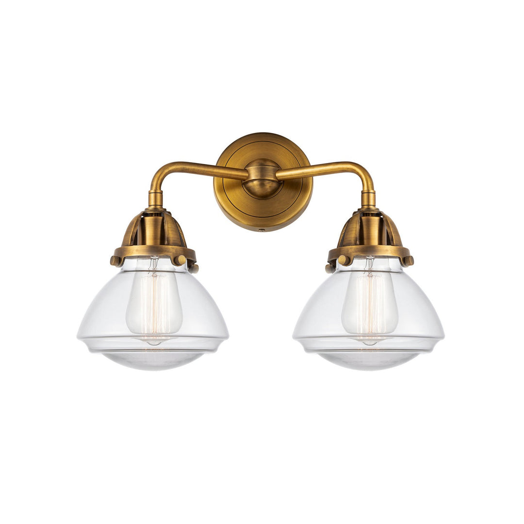 Innovations Nouveau 2 288-2W-BB-G322-LED Bath Vanity Light 15 in. wide - Brushed Brass