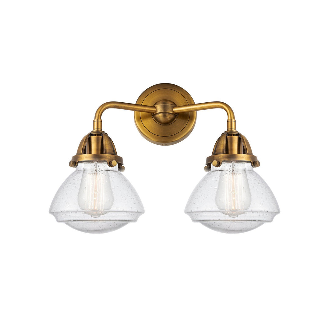 Innovations Nouveau 2 288-2W-BB-G324-LED Bath Vanity Light 15 in. wide - Brushed Brass