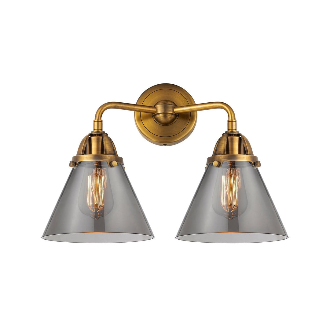 Innovations Nouveau 2 288-2W-BB-G43-LED Bath Vanity Light 16 in. wide - Brushed Brass