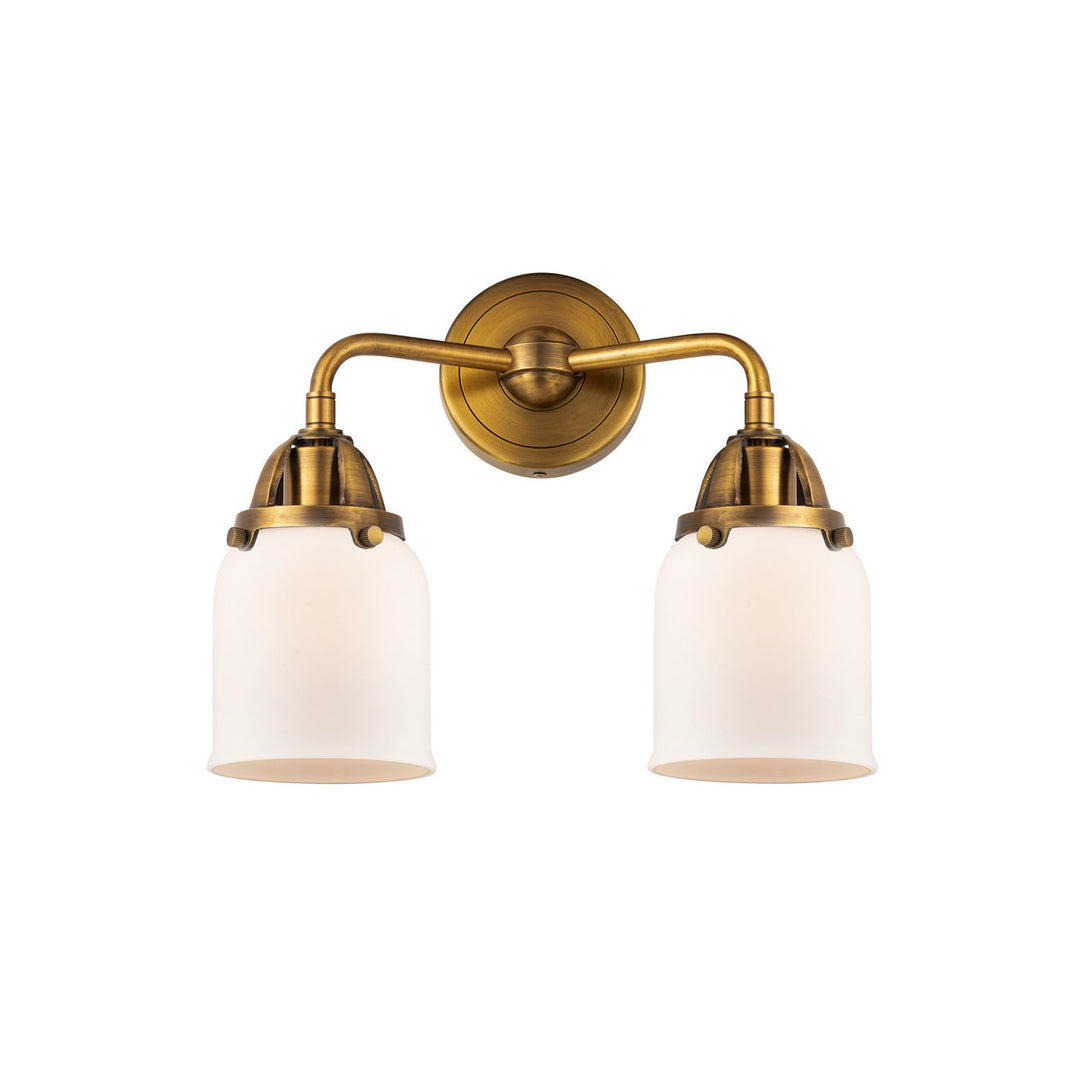 Innovations Nouveau 2 288-2W-BB-G51 Bath Vanity Light 13 in. wide - Brushed Brass