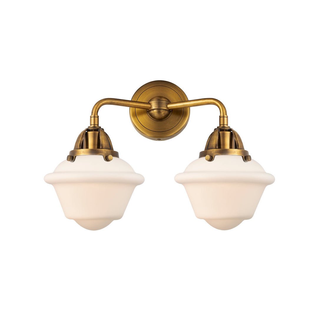 Innovations Nouveau 2 288-2W-BB-G531 Bath Vanity Light 16 in. wide - Brushed Brass