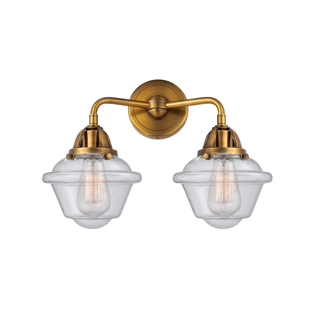 Innovations Nouveau 2 288-2W-BB-G534 Bath Vanity Light 16 in. wide - Brushed Brass