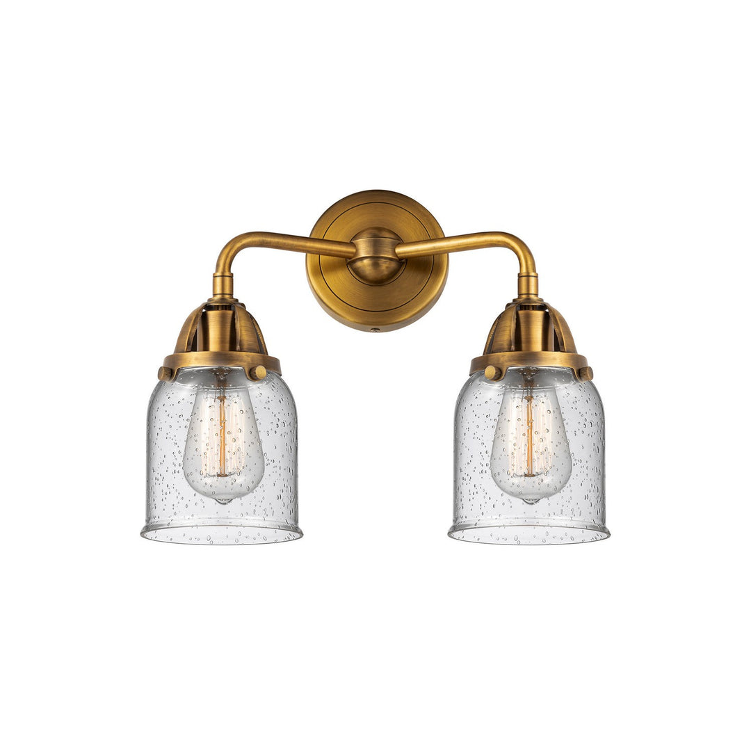 Innovations Nouveau 2 288-2W-BB-G54 Bath Vanity Light 13 in. wide - Brushed Brass