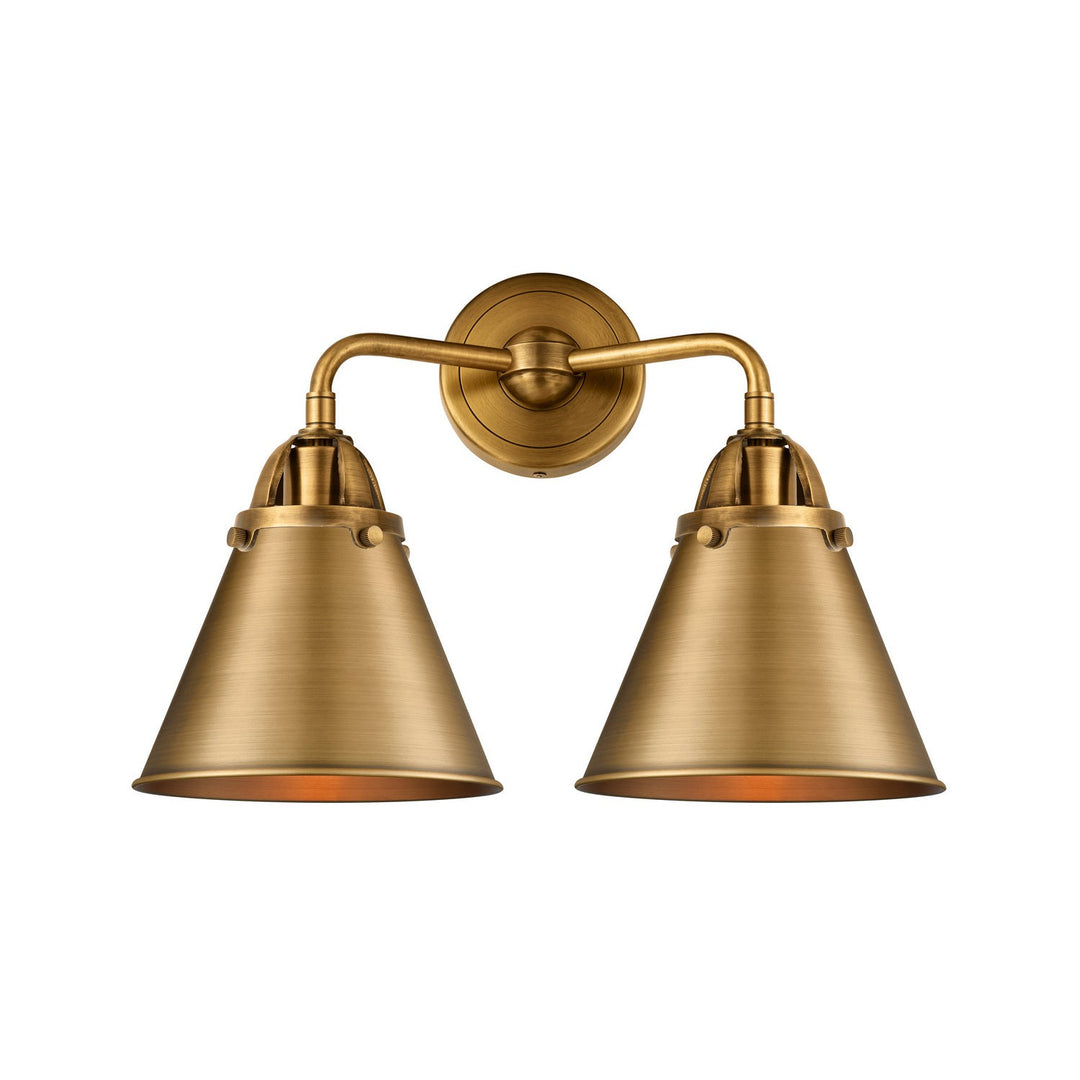 Innovations Nouveau 2 288-2W-BB-M13-BB Bath Vanity Light 16 in. wide - Brushed Brass