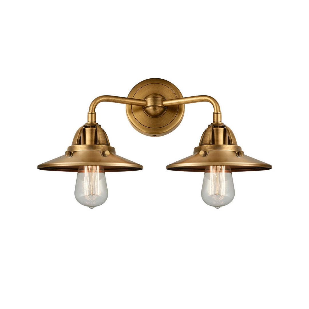 Innovations Nouveau 2 288-2W-BB-M4-BB Bath Vanity Light 16 in. wide - Brushed Brass