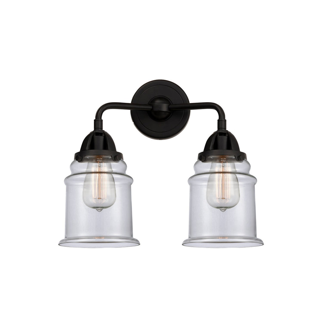 Innovations Nouveau 2 288-2W-BK-G182-LED Bath Vanity Light 14 in. wide - Matte Black
