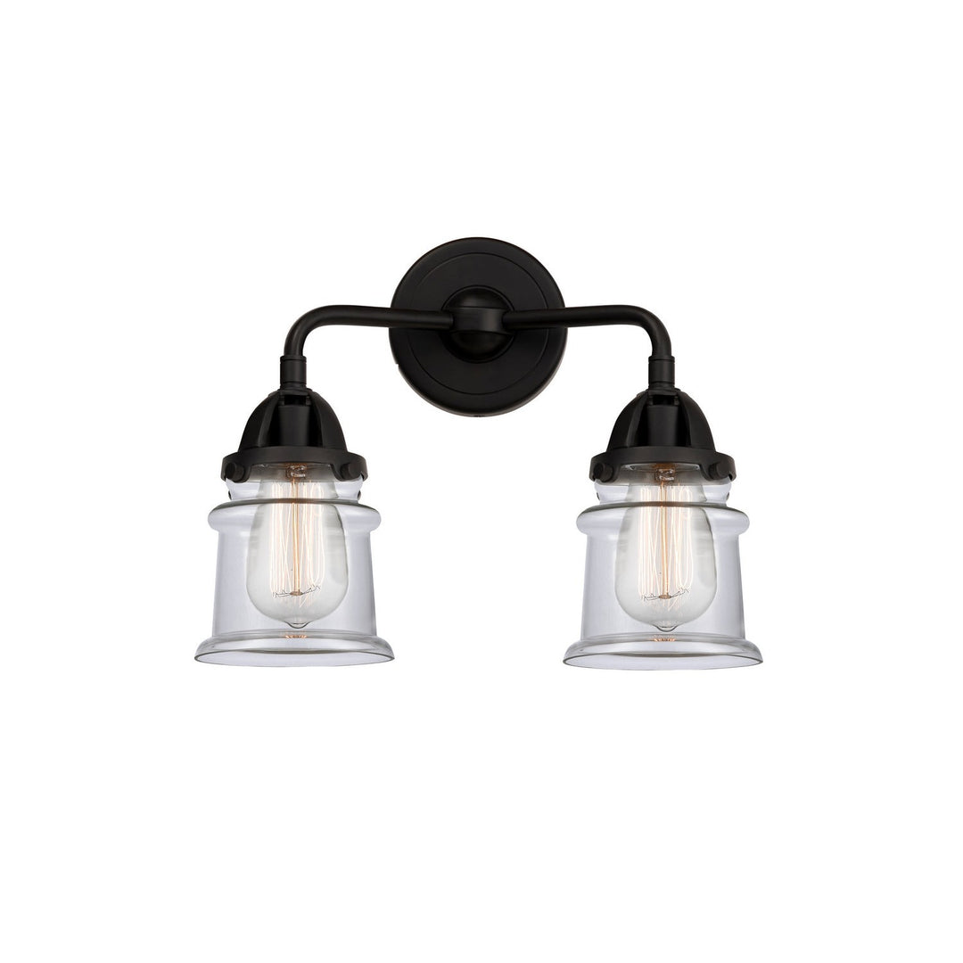 Innovations Nouveau 2 288-2W-BK-G182S Bath Vanity Light 14 in. wide - Matte Black