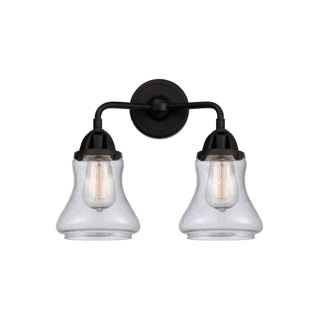 Innovations Nouveau 2 288-2W-BK-G194 Bath Vanity Light 14 in. wide - Matte Black