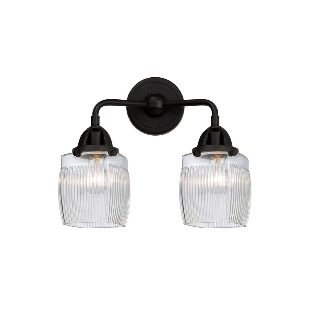 Innovations Nouveau 2 288-2W-BK-G302-LED Bath Vanity Light 14 in. wide - Matte Black