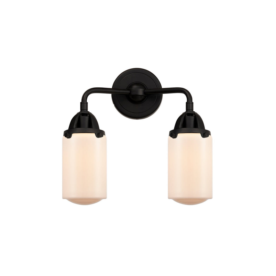 Innovations Nouveau 2 288-2W-BK-G311 Bath Vanity Light 13 in. wide - Matte Black
