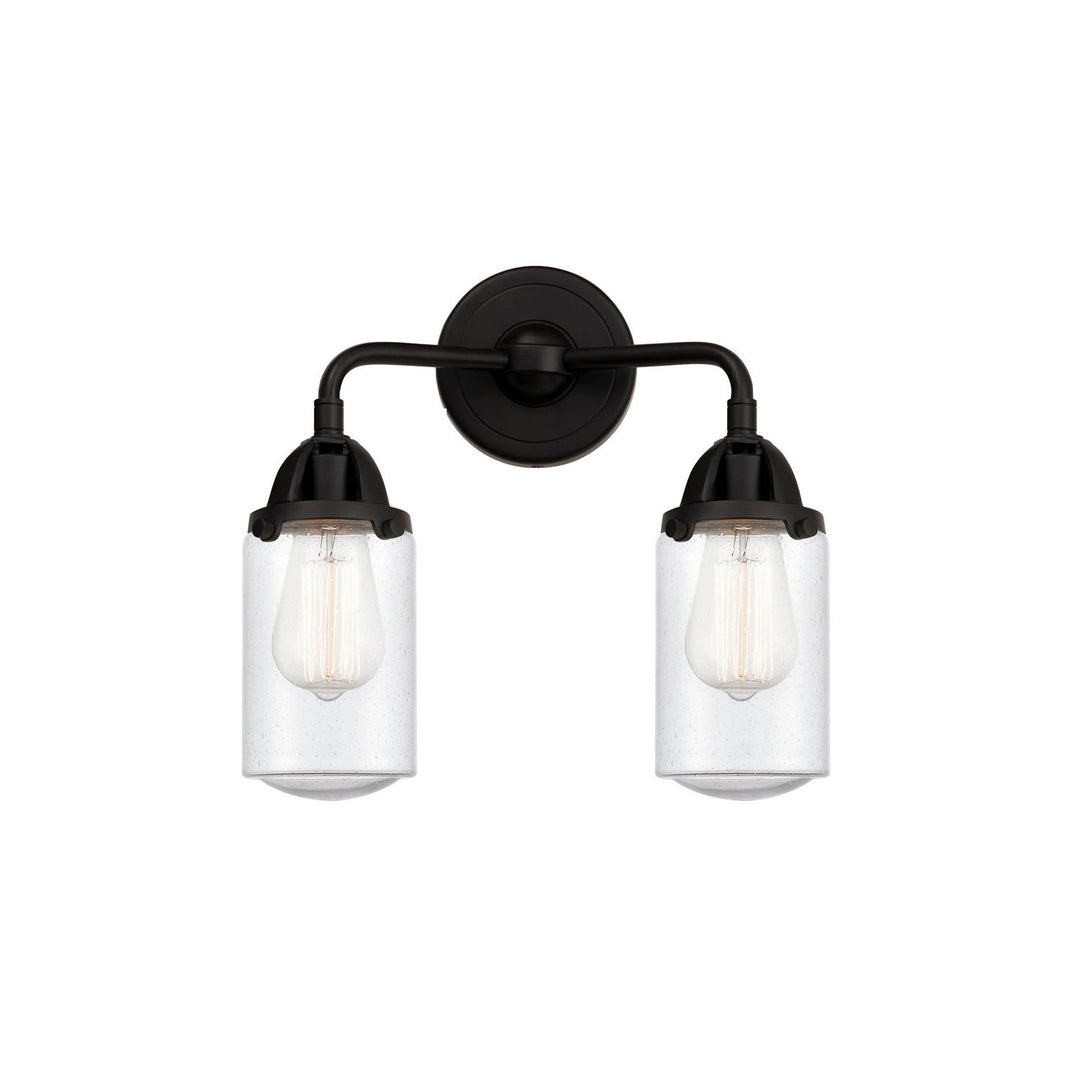 Innovations Nouveau 2 288-2W-BK-G314-LED Bath Vanity Light 13 in. wide - Matte Black