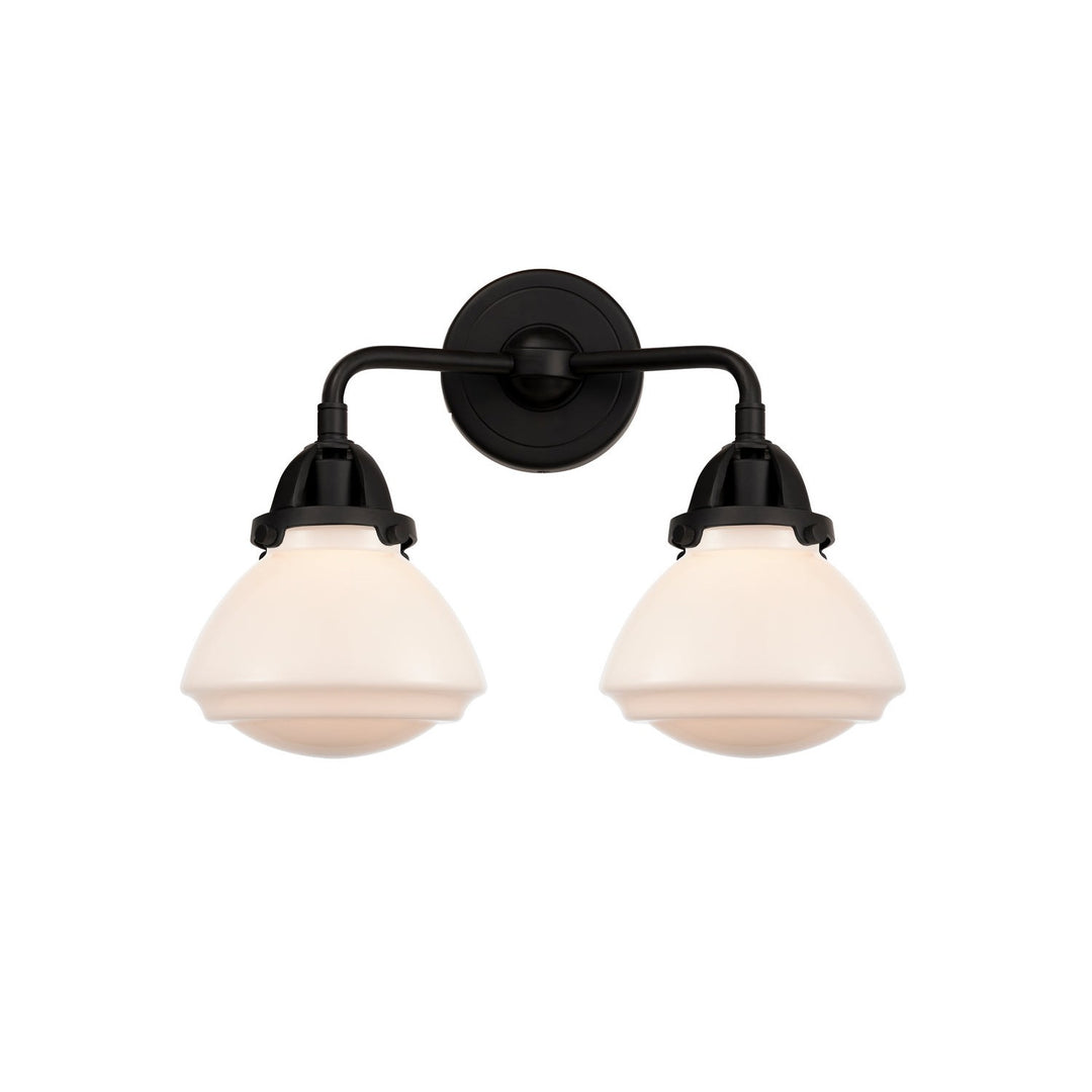 Innovations Nouveau 2 288-2W-BK-G321 Bath Vanity Light 15 in. wide - Matte Black