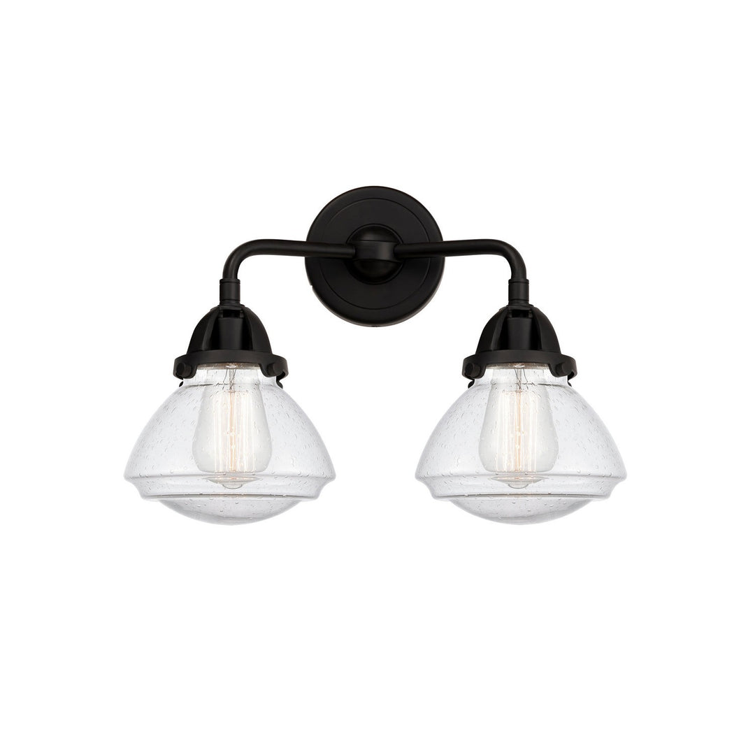 Innovations Nouveau 2 288-2W-BK-G324 Bath Vanity Light 15 in. wide - Matte Black