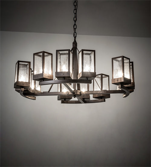 Meyda Tiffany Parker Henry 125269 Chandelier Light - Mahogany Bronze