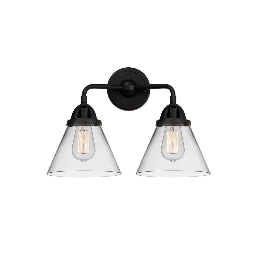 Innovations Nouveau 2 288-2W-BK-G42-LED Bath Vanity Light 16 in. wide - Matte Black