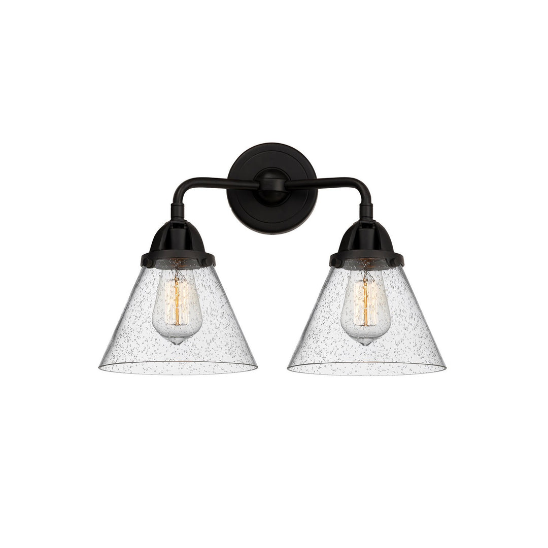 Innovations Nouveau 2 288-2W-BK-G44-LED Bath Vanity Light 16 in. wide - Matte Black