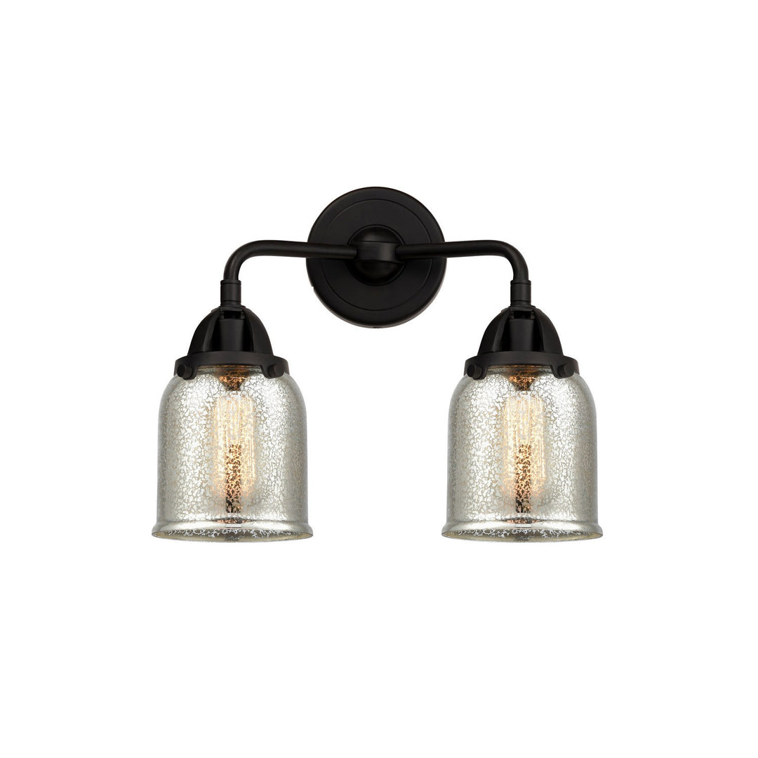Innovations Nouveau 2 288-2W-BK-G58-LED Bath Vanity Light 13 in. wide - Matte Black