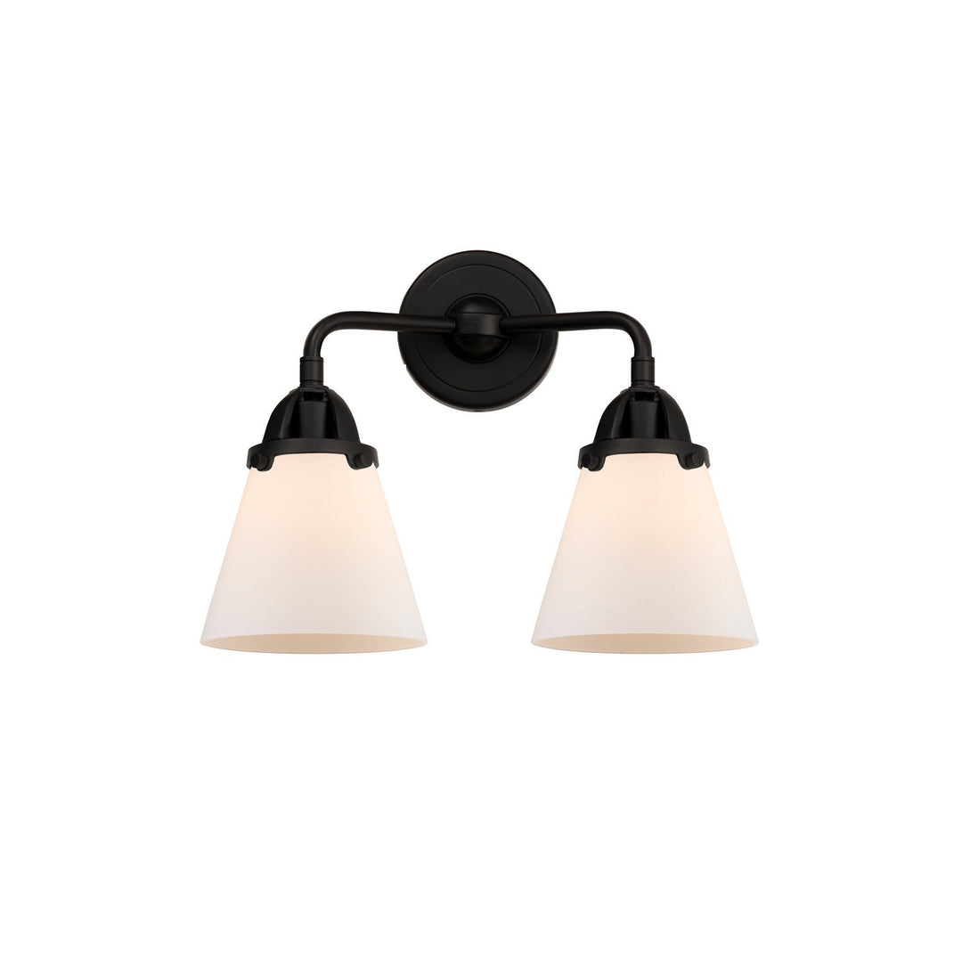 Innovations Nouveau 2 288-2W-BK-G61 Bath Vanity Light 15 in. wide - Matte Black