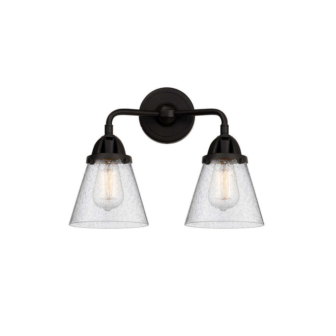 Innovations Nouveau 2 288-2W-BK-G64 Bath Vanity Light 15 in. wide - Matte Black