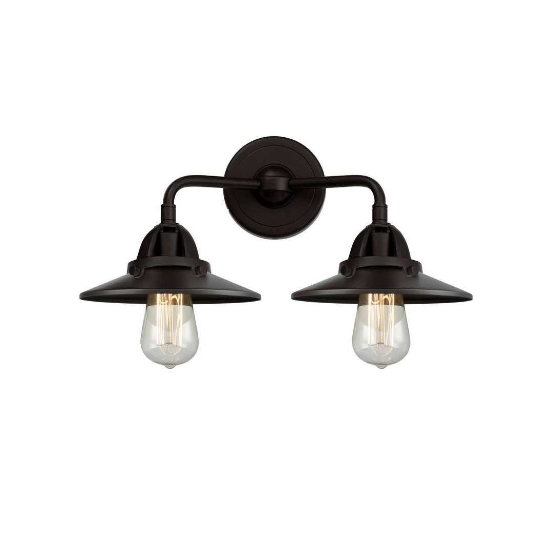 Innovations Nouveau 2 288-2W-BK-M6-BK Bath Vanity Light 16 in. wide - Matte Black