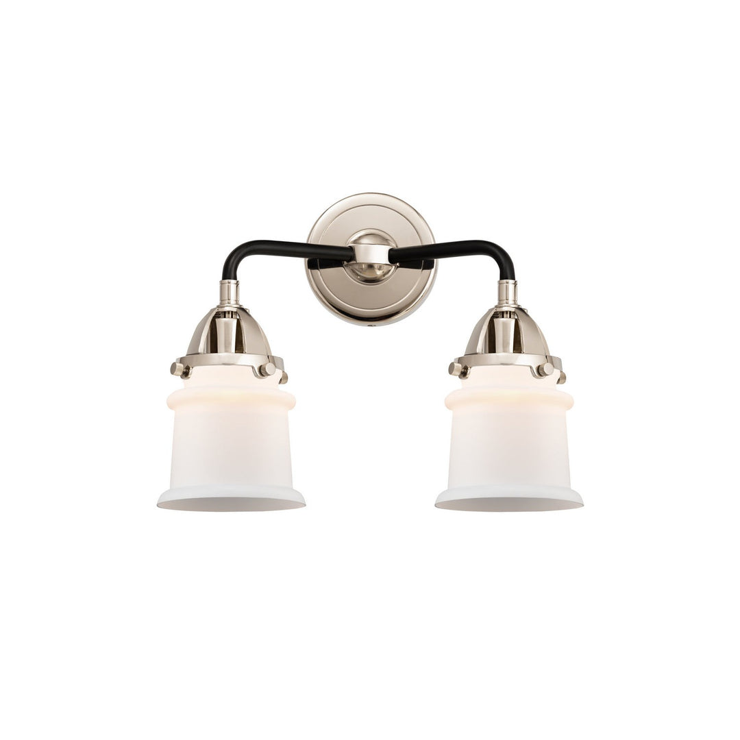 Innovations Nouveau 2 288-2W-BPN-G181S Bath Vanity Light 14 in. wide - Black Polished Nickel