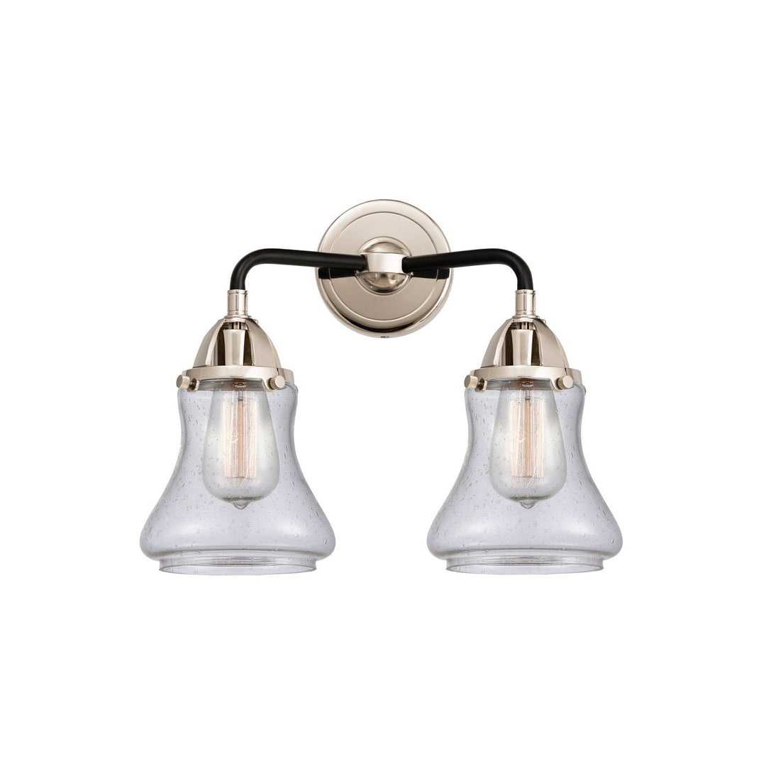 Innovations Nouveau 2 288-2W-BPN-G194-LED Bath Vanity Light 14 in. wide - Black Polished Nickel