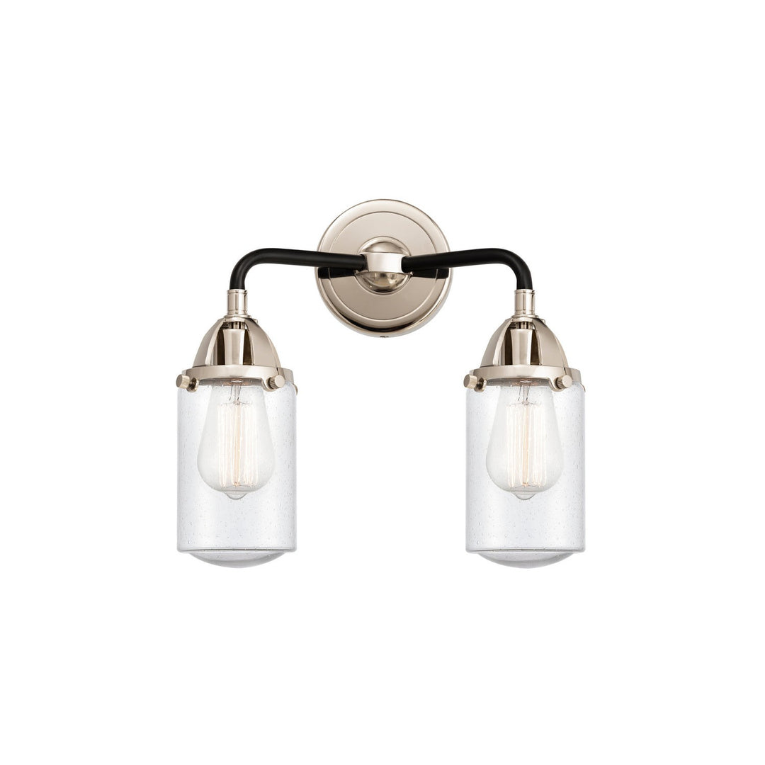 Innovations Nouveau 2 288-2W-BPN-G314-LED Bath Vanity Light 13 in. wide - Black Polished Nickel