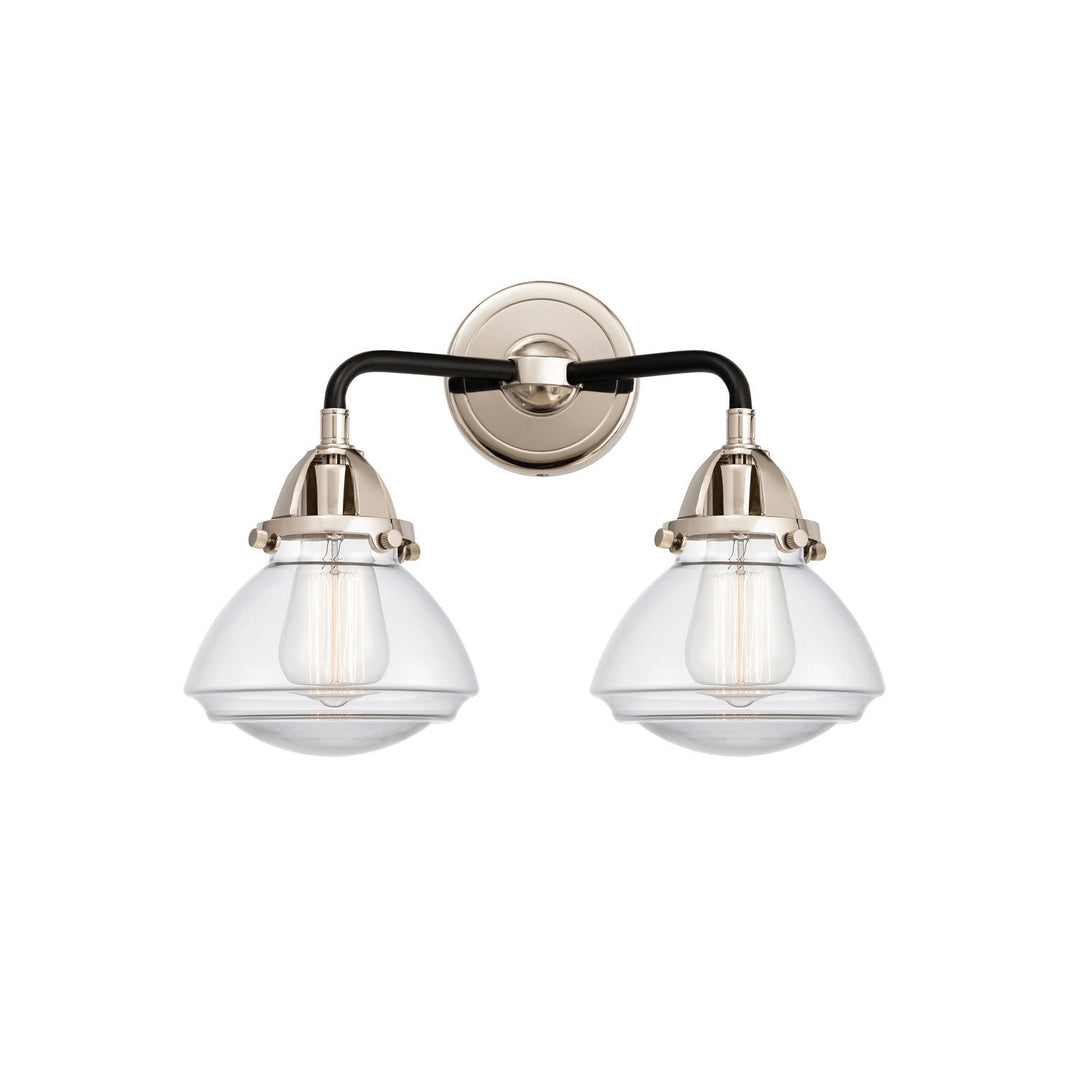 Innovations Nouveau 2 288-2W-BPN-G322-LED Bath Vanity Light 15 in. wide - Black Polished Nickel