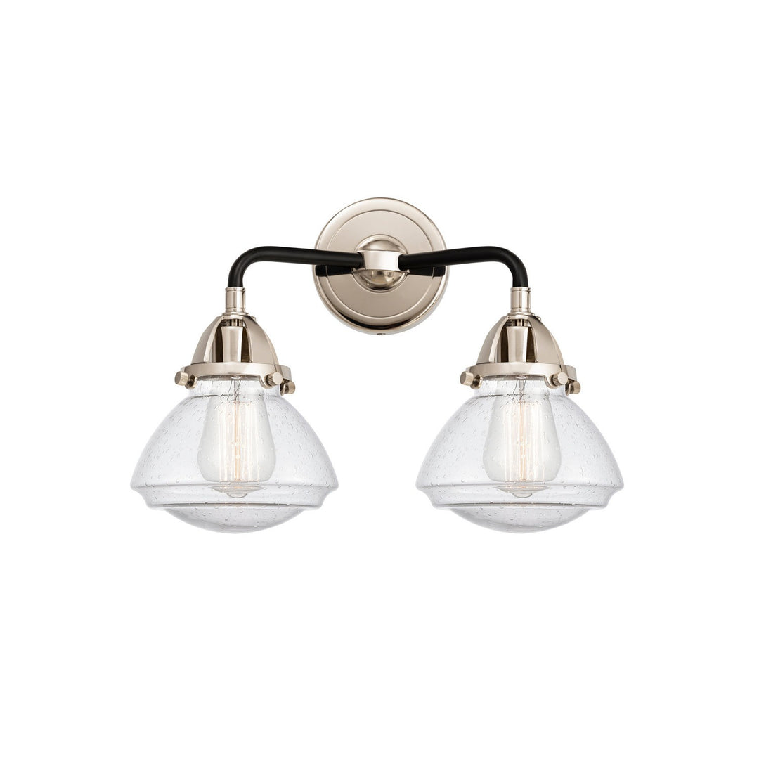 Innovations Nouveau 2 288-2W-BPN-G324-LED Bath Vanity Light 15 in. wide - Black Polished Nickel