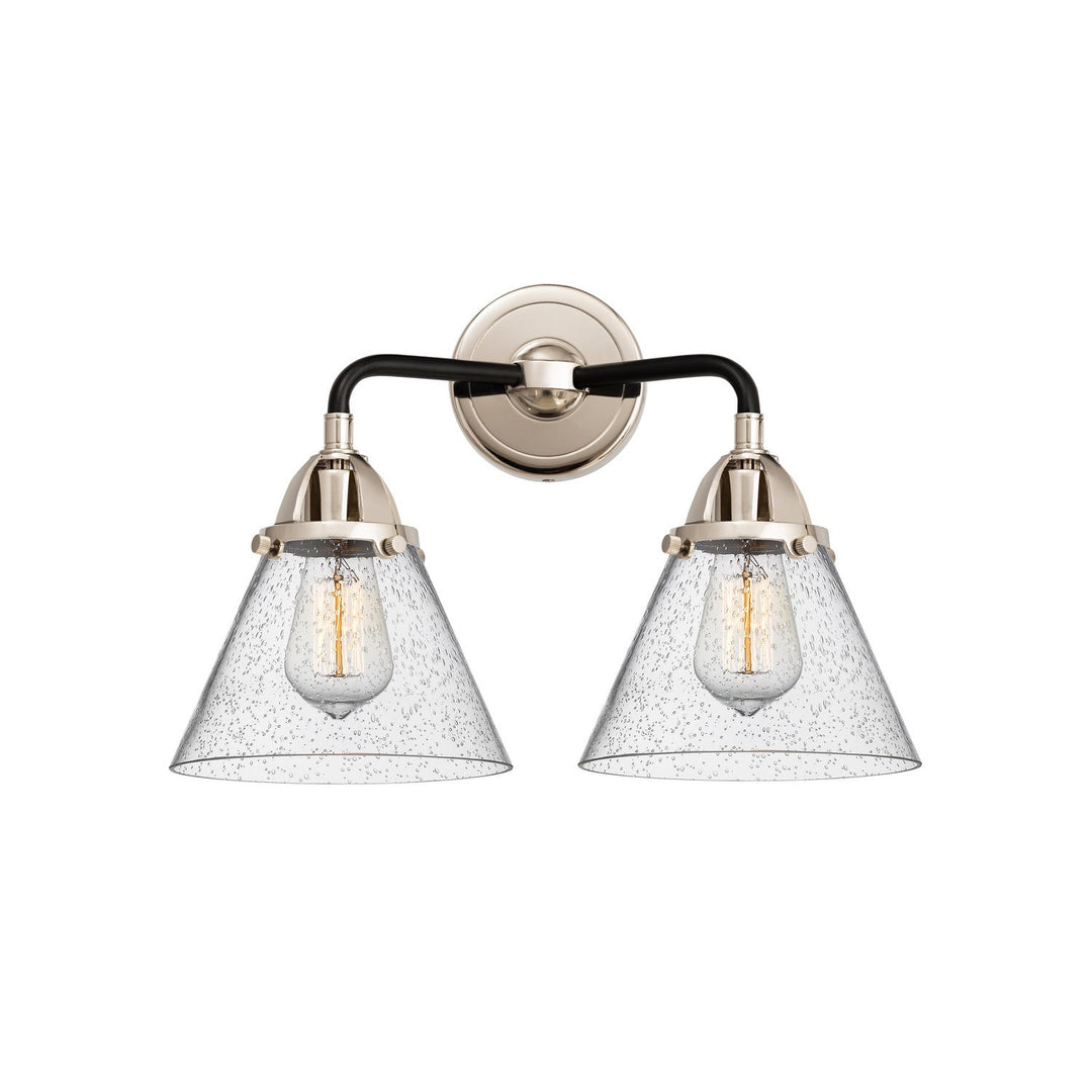 Innovations Nouveau 2 288-2W-BPN-G44-LED Bath Vanity Light 16 in. wide - Black Polished Nickel