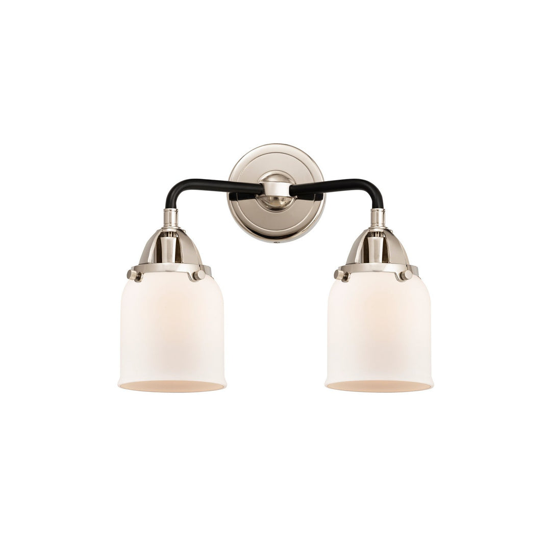 Innovations Nouveau 2 288-2W-BPN-G51 Bath Vanity Light 13 in. wide - Black Polished Nickel