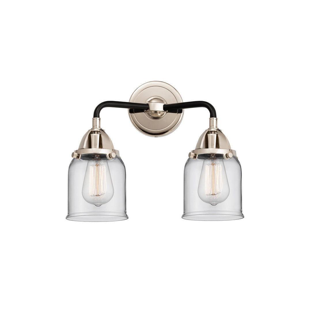 Innovations Nouveau 2 288-2W-BPN-G52 Bath Vanity Light 13 in. wide - Black Polished Nickel