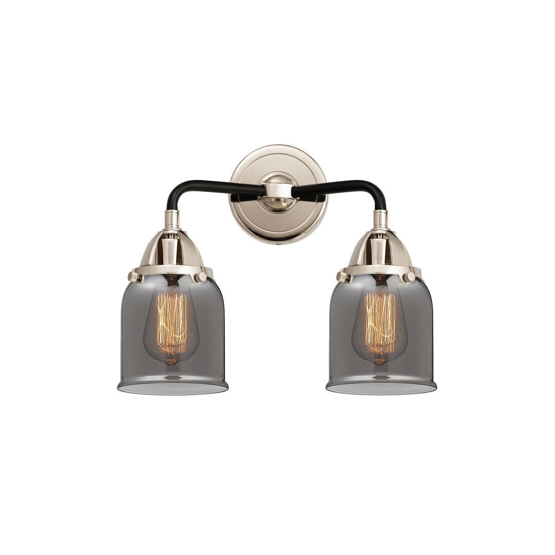 Innovations Nouveau 2 288-2W-BPN-G53-LED Bath Vanity Light 13 in. wide - Black Polished Nickel