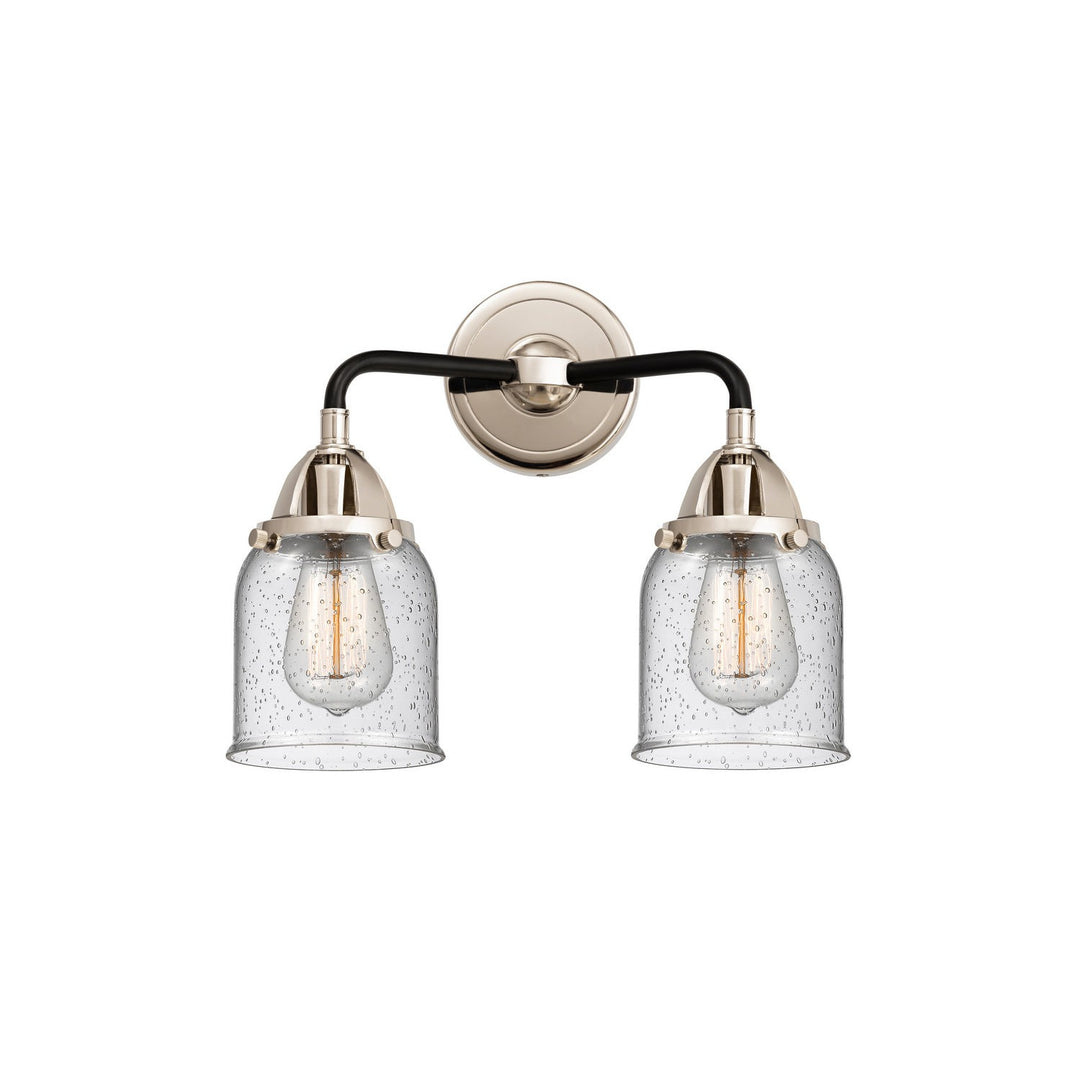 Innovations Nouveau 2 288-2W-BPN-G54 Bath Vanity Light 13 in. wide - Black Polished Nickel