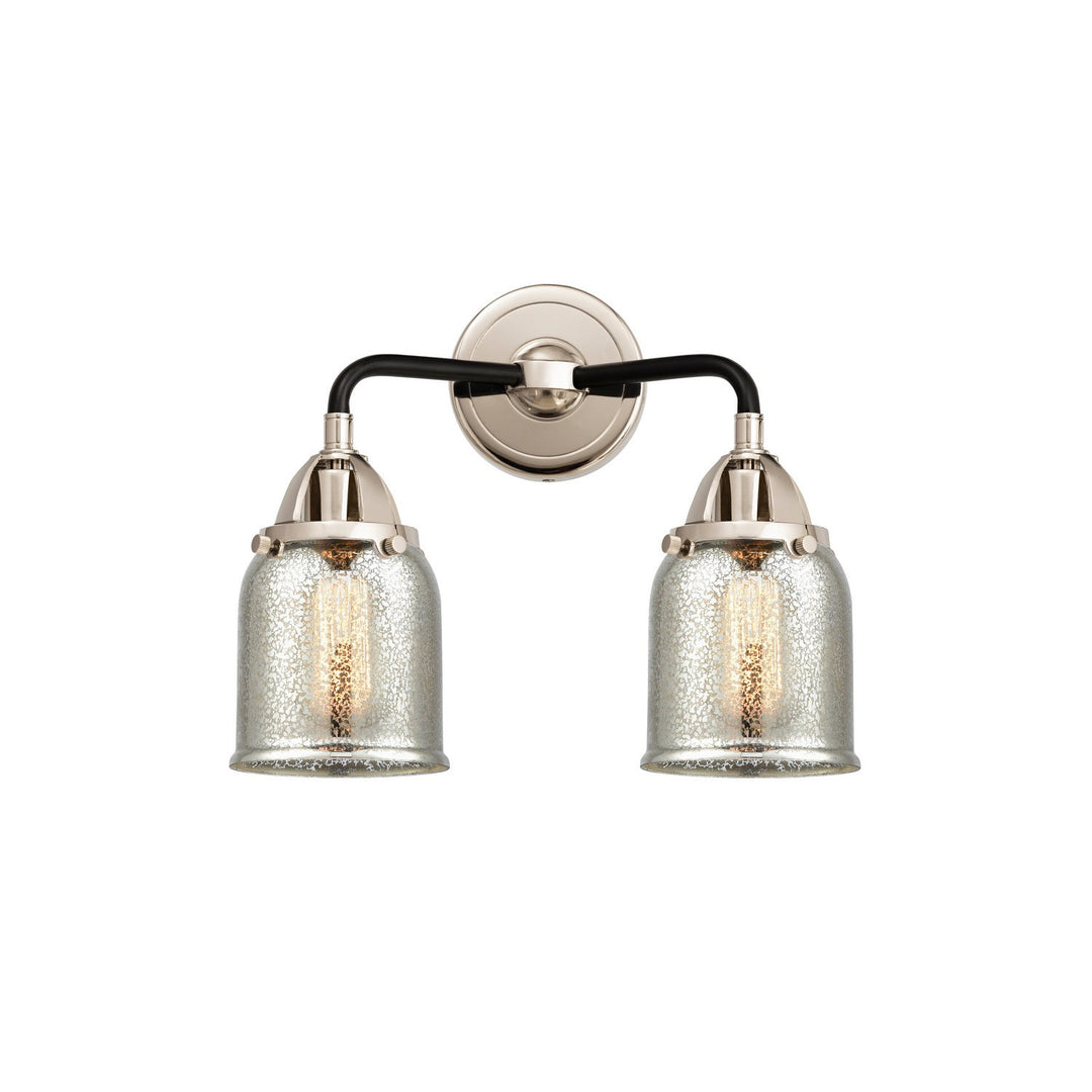Innovations Nouveau 2 288-2W-BPN-G58-LED Bath Vanity Light 13 in. wide - Black Polished Nickel