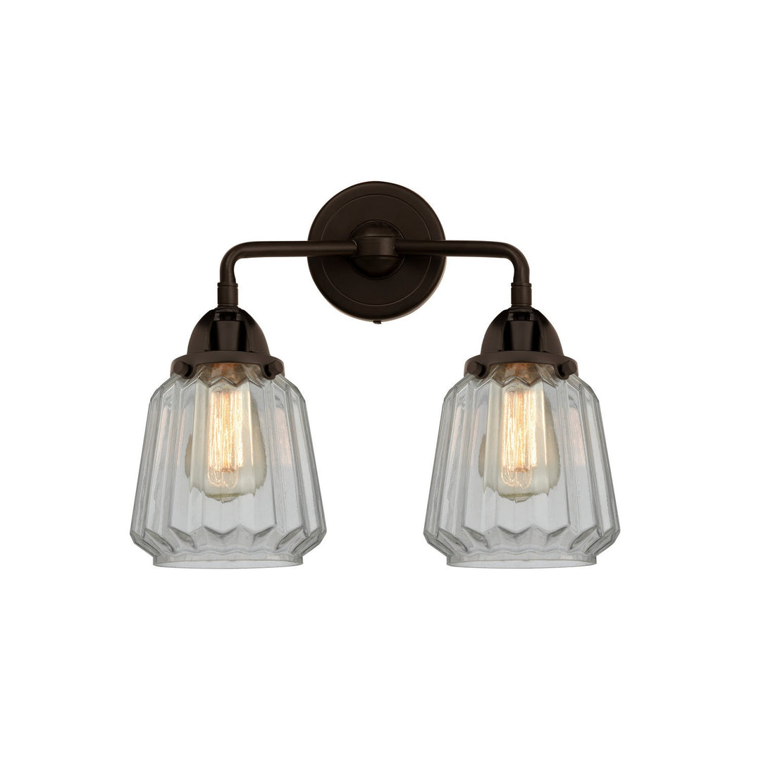 Innovations Nouveau 2 288-2W-OB-G142 Bath Vanity Light 14 in. wide - Oil Rubbed Bronze