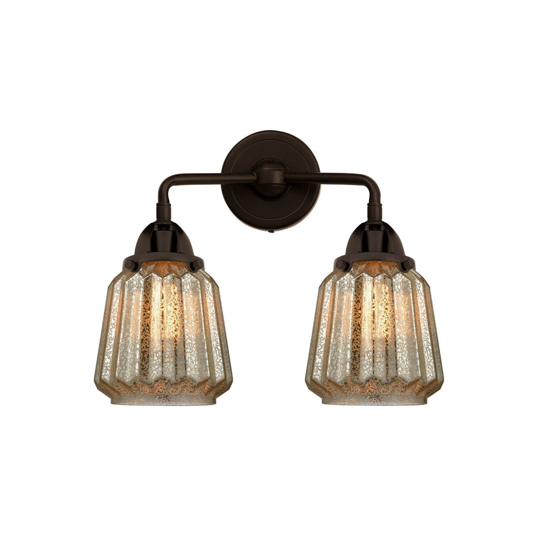 Innovations Nouveau 2 288-2W-OB-G146 Bath Vanity Light 14 in. wide - Oil Rubbed Bronze