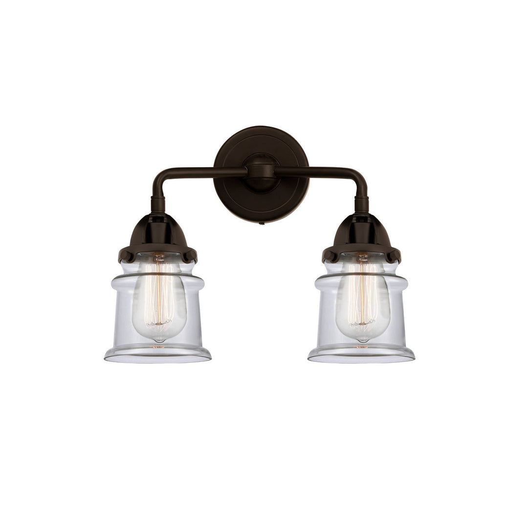 Innovations Nouveau 2 288-2W-OB-G182S-LED Bath Vanity Light 14 in. wide - Oil Rubbed Bronze