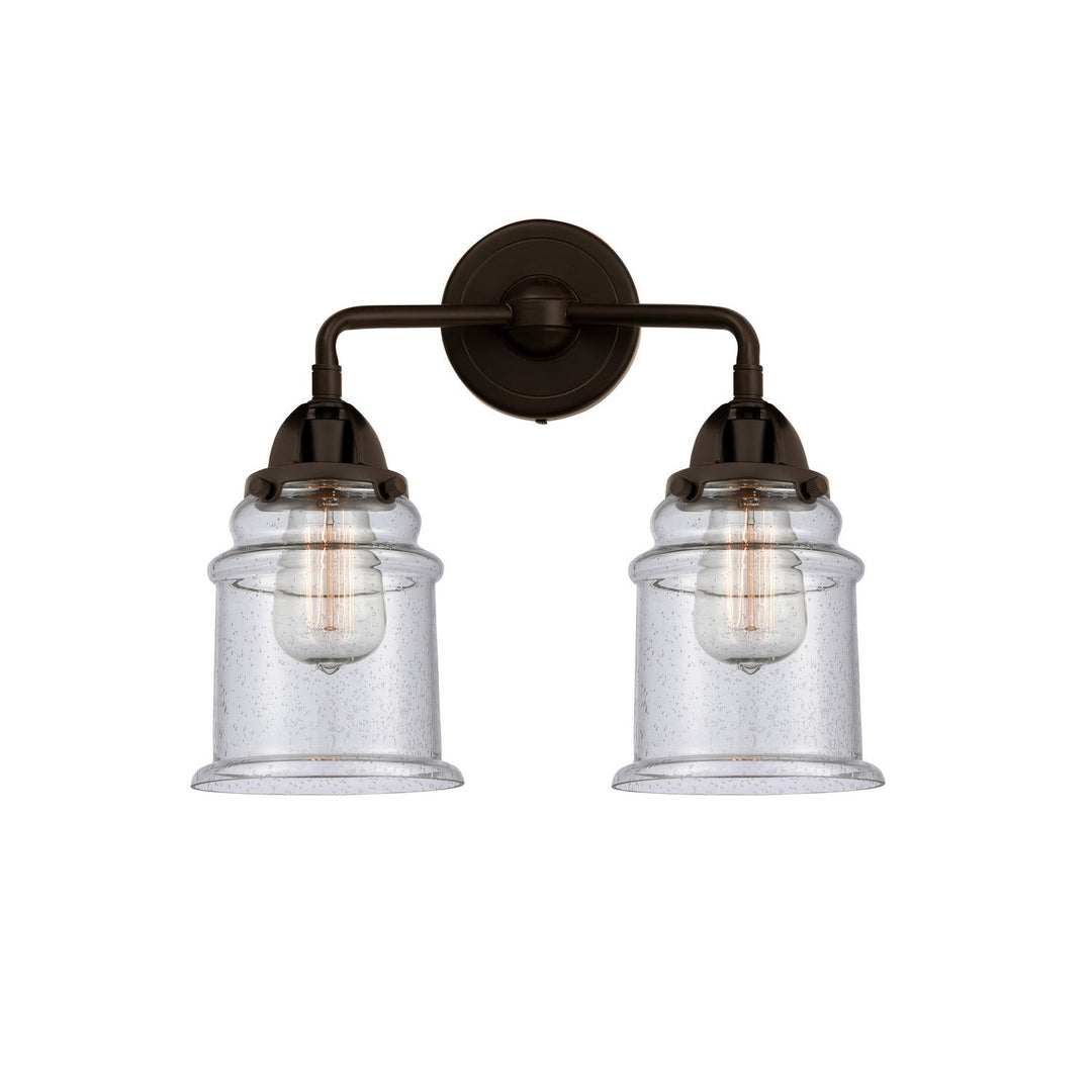 Innovations Nouveau 2 288-2W-OB-G184 Bath Vanity Light 14 in. wide - Oil Rubbed Bronze
