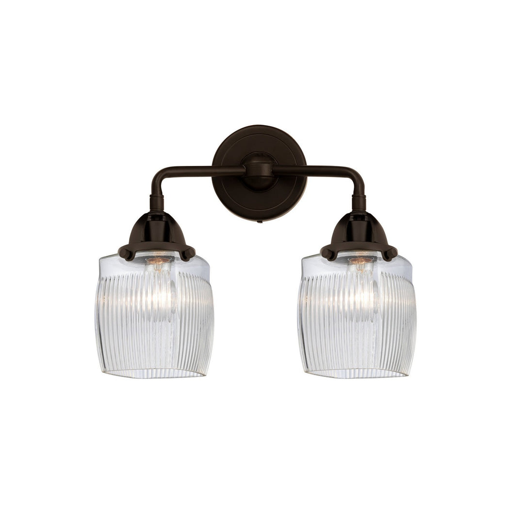 Innovations Nouveau 2 288-2W-OB-G302 Bath Vanity Light 14 in. wide - Oil Rubbed Bronze