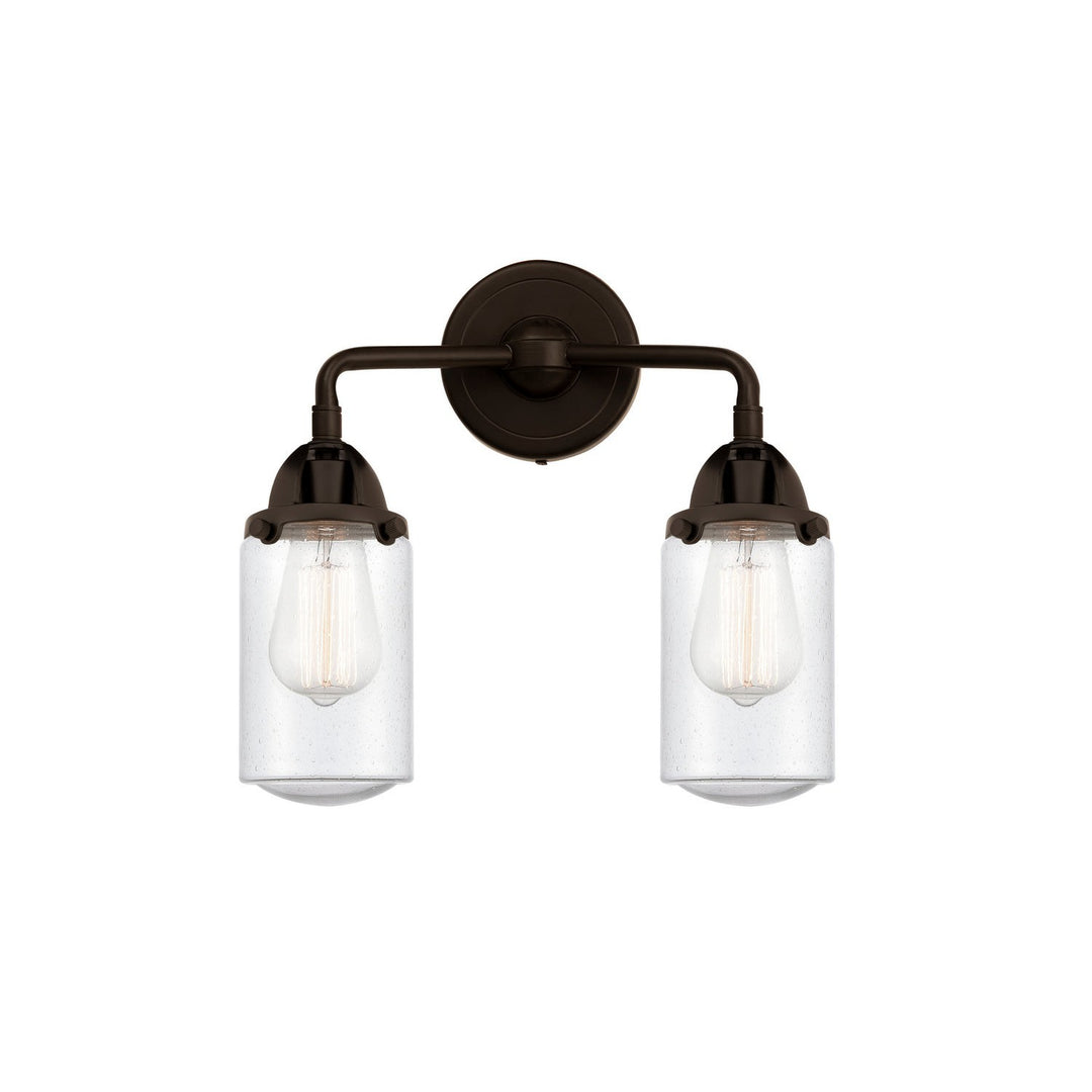 Innovations Nouveau 2 288-2W-OB-G314-LED Bath Vanity Light 13 in. wide - Oil Rubbed Bronze