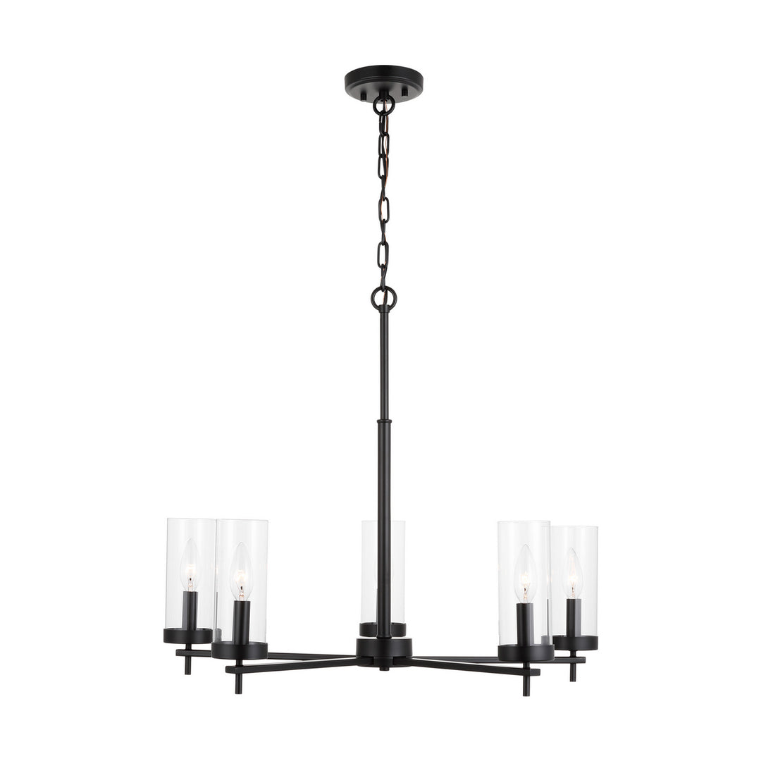 Visual Comfort Studio Zire 3190305EN-112 Chandelier Light - Midnight Black