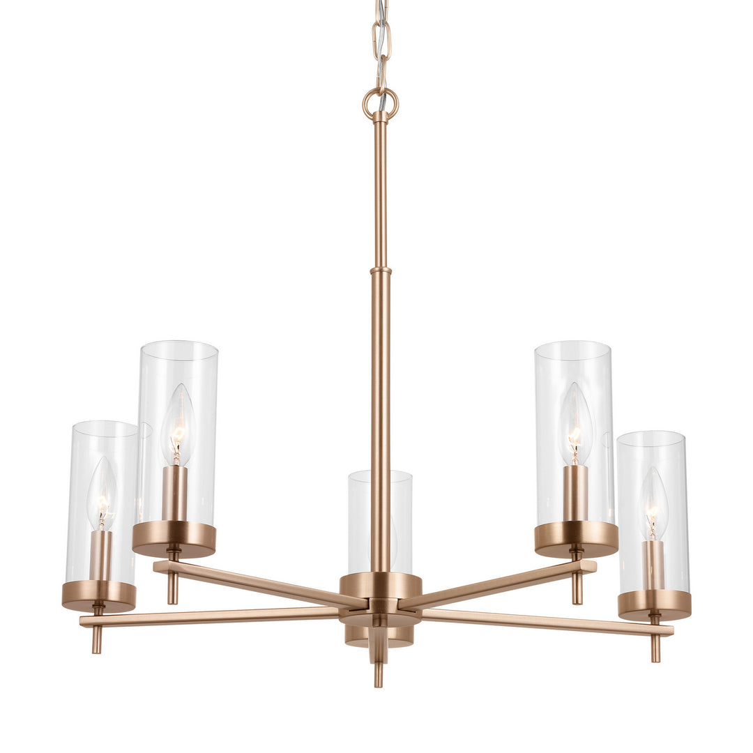 Visual Comfort Studio Zire 3190305EN-848 Chandelier Light - Satin Brass