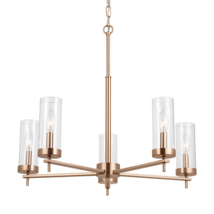 Visual Comfort Studio Zire 3190305EN-848 Chandelier Light - Satin Brass