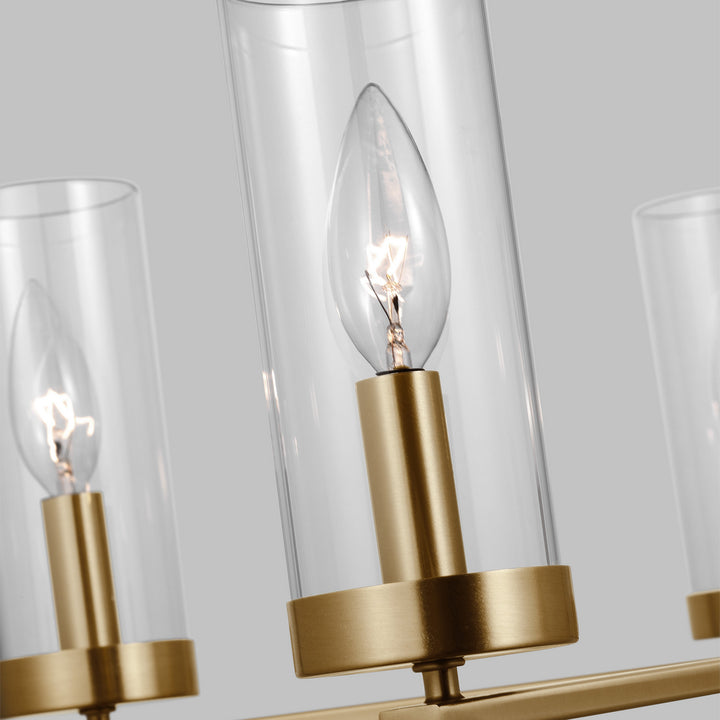 Visual Comfort Studio Zire 3190305EN-848 Chandelier Light - Satin Brass