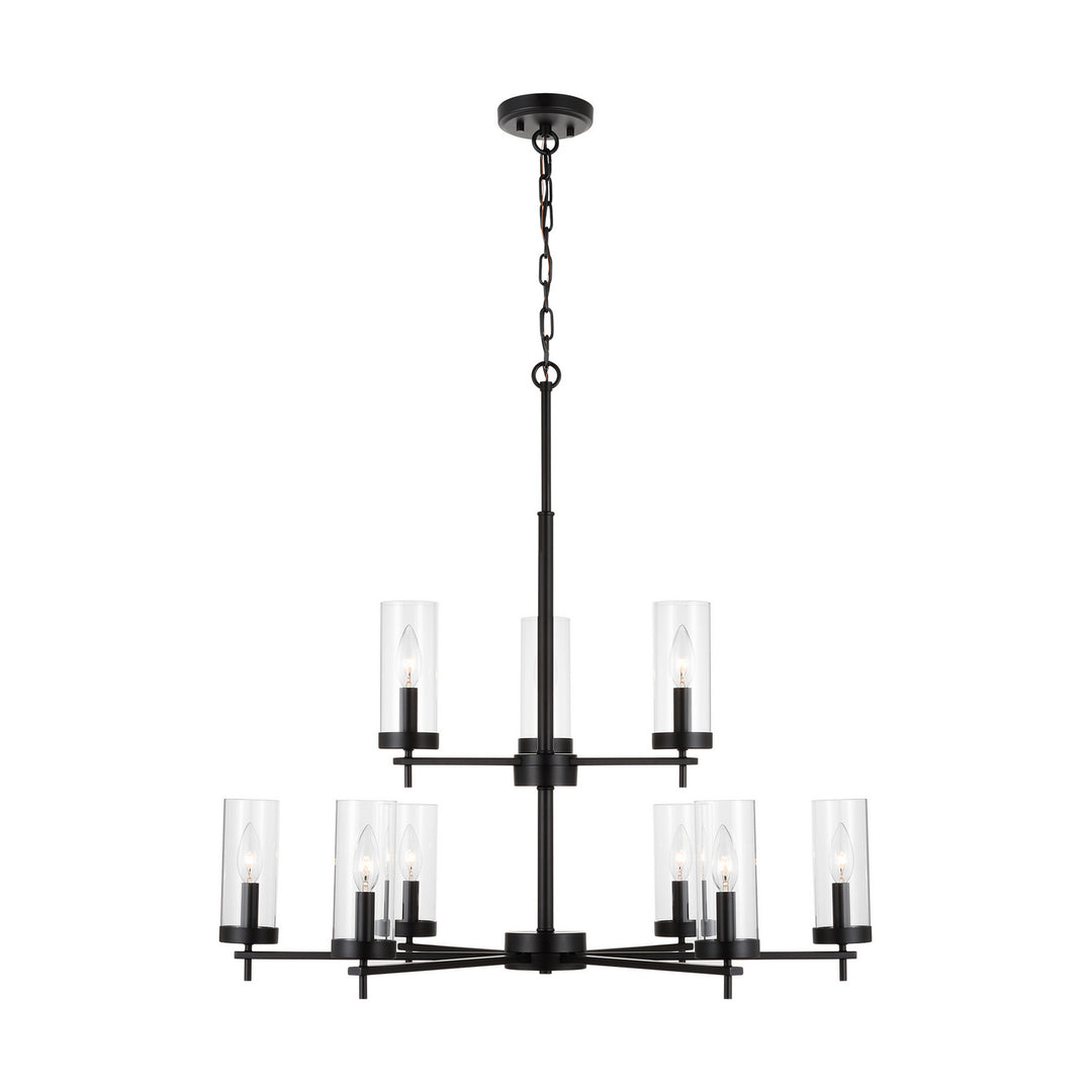 Visual Comfort Studio Zire 3190309-112 Chandelier Light - Midnight Black