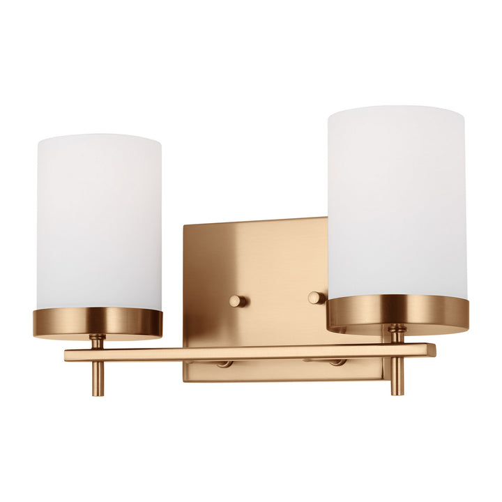 Visual Comfort Studio Zire 4490302-848 Bath Vanity Light 14 in. wide - Satin Brass