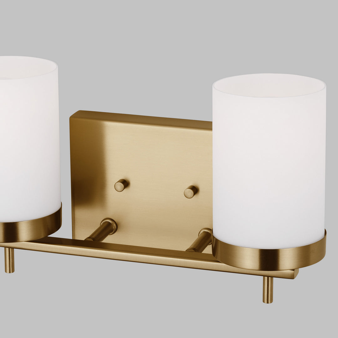 Visual Comfort Studio Zire 4490302-848 Bath Vanity Light 14 in. wide - Satin Brass