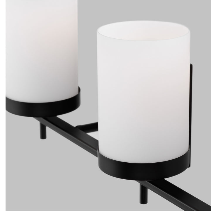 Visual Comfort Studio Zire 4490304EN3-112 Bath Vanity Light 34 in. wide - Midnight Black