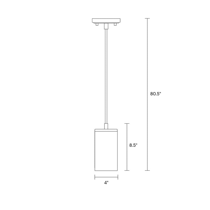 Visual Comfort Studio Zire 6190301-848 Pendant Light - Satin Brass